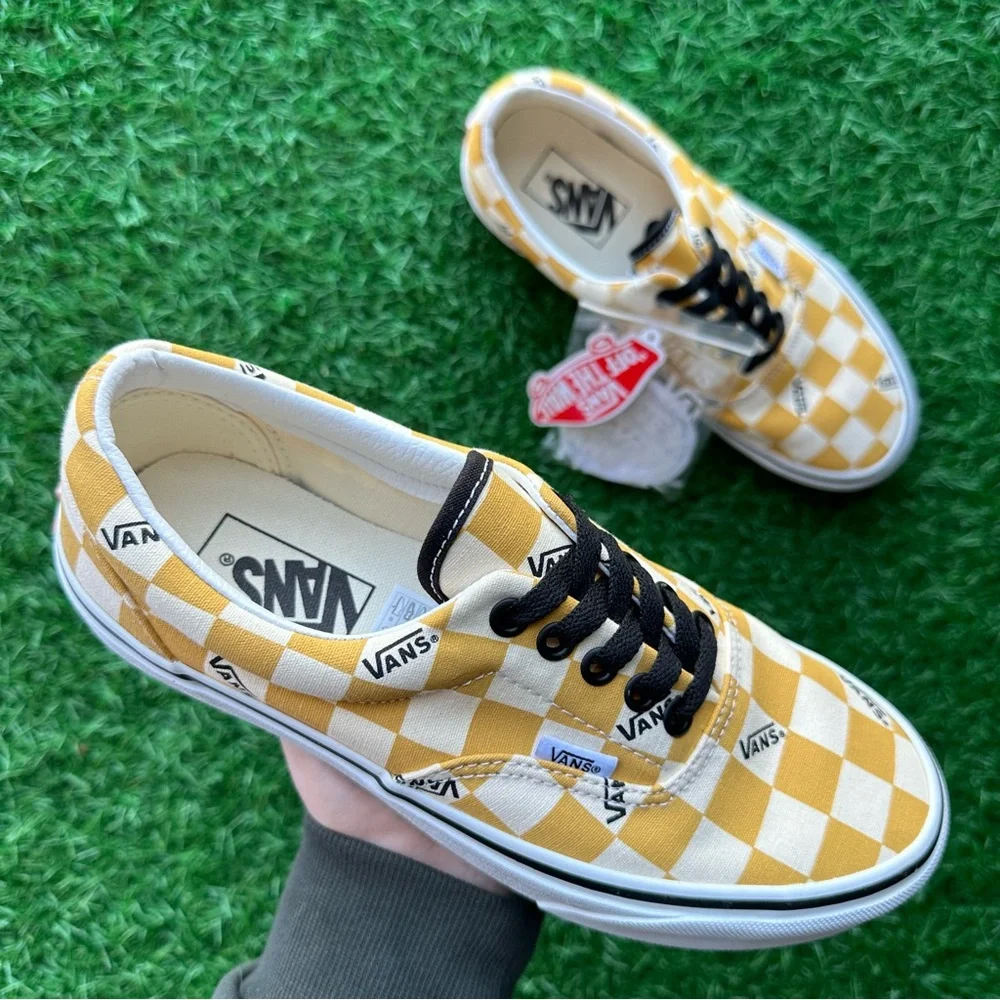 Vans Era Big Check Yellow True White - Picture 6 of 6